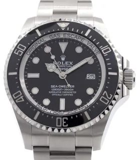 Rolex Sea-Dweller Deepsea 136660 44mm Stainless steel Black