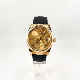 Rolex Sky-Dweller 326238 42mm Yellow gold Champagne