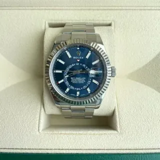 Rolex Sky-Dweller 326934-0003 42mm White gold and Stainless steel Blue