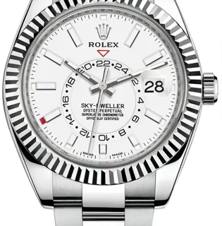 Rolex Sky-Dweller 326934 42mm Stainless steel White