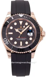 Rolex Yacht-Master 116655-0001 Ceramic and Rose gold Black