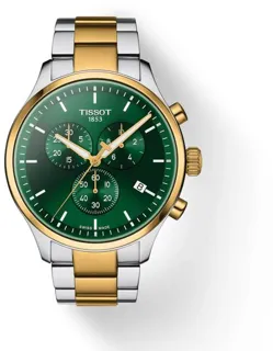 Tissot XL T116.617.22.091.00 45mm Yellow gold and Stainless steel Green