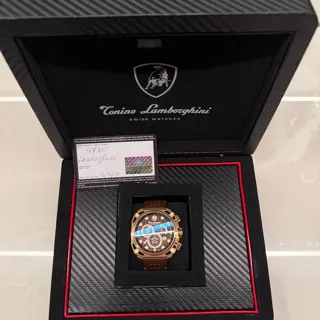 Tonino Lamborghini 44mm Stainless steel Black