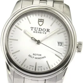 Tudor Glamour 55000 36mm Steel Silver