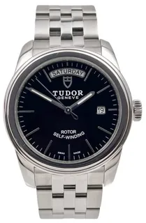 Tudor Glamour 56000 39mm Steel Black