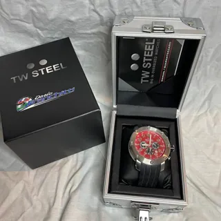 TW Steel TW-124 45mm Stainless steel Red