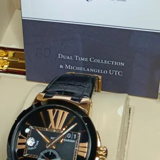 Ulysse Nardin Executive 246-00-3/42 43mm Rose gold Black and Golden