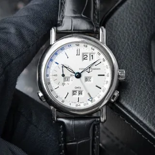 Ulysse Nardin GMT +/- Perpetual 320-22 38mm White gold Silver