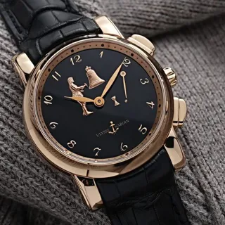 Ulysse Nardin Hourstriker 6106-103 42mm Rose gold Black