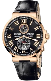 Ulysse Nardin Marine Chronometer 43mm 266-67/42 43mm Rose gold Black