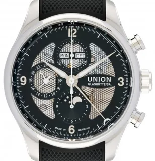 Union Glashütte Belisar Chronograph D009.425.17.057.00 44mm Steel Black