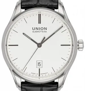 Union Glashütte Viro Date D011.407.16.031.00 41mm Steel Silver