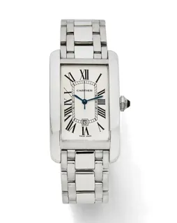 Cartier Tank Américaine 2521 25mm 18k white gold