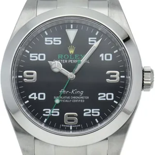 Rolex Air King 116900 40mm Stainless steel Black