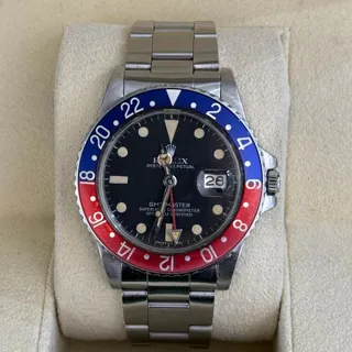 Rolex GMT-Master 16750 40mm Stainless steel Black