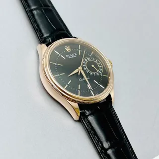 Rolex Cellini 50515-0010 39mm Rose gold Black