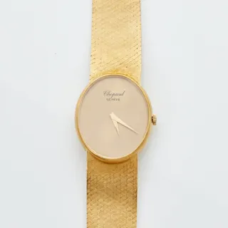 Chopard 27mm 18k yellow gold Golden