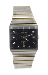 Rado Diastar 561.0384.3 28mm Ceramic and Gilt Black