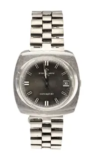 Eterna Matic 155T 38mm Stainless steel Silver and Gray