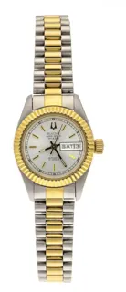 Bulova Super Seville Day-Date 1A75L 26mm Stainless steel and Gold-plated Silver