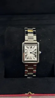 Cartier Tank Solo 3170 24mm Stainless steel