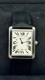 Cartier Tank Solo 3169 27mm Stainless steel