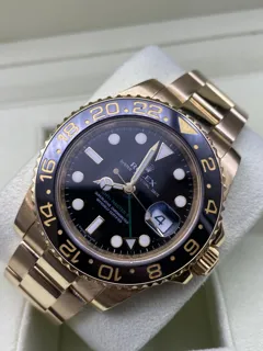 Rolex GMT-Master II 116718LN-0001 Yellow gold Black