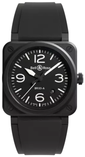 Bell & Ross Instruments BR03A-BL-CE/SRB Black ceramic Black