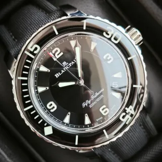 Blancpain Fifty Fathoms 5015-1130-52B 45mm Stainless steel Black