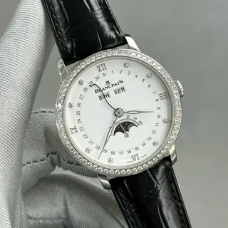 Blancpain Villeret 6264 4628 55B 38mm Stainless steel White