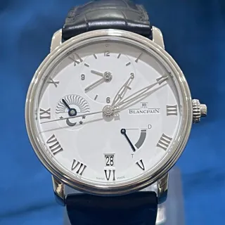 Blancpain Villeret 6660-1127-55B 40mm Stainless steel White