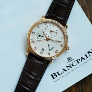 Blancpain Villeret 6665-3642-55B 40mm Red gold White