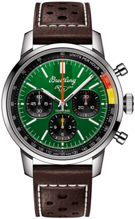 Breitling Top Time AB01762A1L1X1 41mm Stainless steel Green