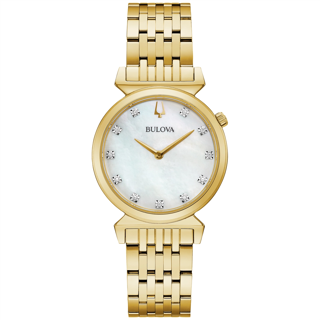 Bulova Classic 97P149 Yellow gold and Stainless steel White