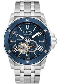 Bulova Marine Star 98A302 Stainless steel Blue