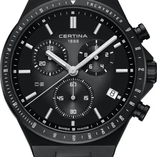 Certina DS C043.417.38.081.00 Stainless steel and Black PVD Black