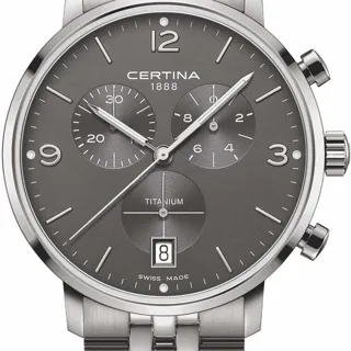 Certina DS Caimano C035.417.44.087.00 42mm Titanium Gray