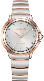 Citizen Eco-Drive EM0956-54A Two tone Silver