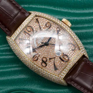 Franck Muller Casablanca 8880 SC DT 39mm Rose gold Silver