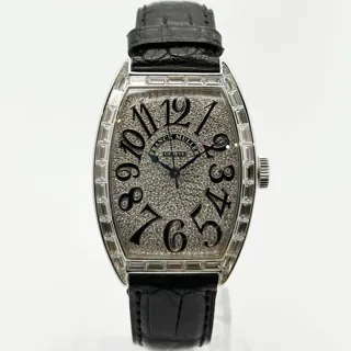 Franck Muller Cintree Curvex 5850SCBAGCD 33mm White gold