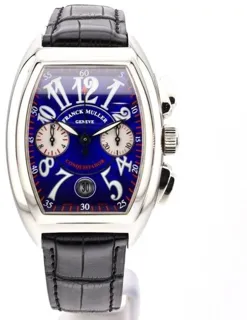 Franck Muller Conquistador 8005 CC 35mm Stainless steel Blue