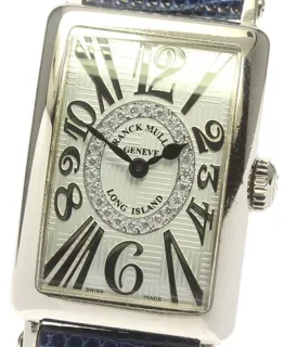 Franck Muller Long Island 902QZRELV-RCD1R 23mm White gold Silver