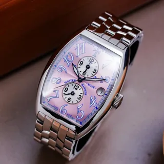 Franck Muller Master Banker 6850 MB 34mm Stainless steel Pink