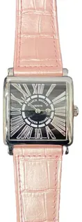 Franck Muller Master Square 6002 M QZ REL R Stainless steel Black