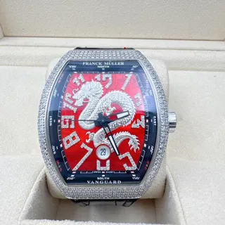 Franck Muller Vanguard V 45 SC DT 44mm Stainless steel Black