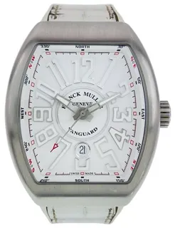 Franck Muller Vanguard V 45 SC DT 45mm Stainless steel White