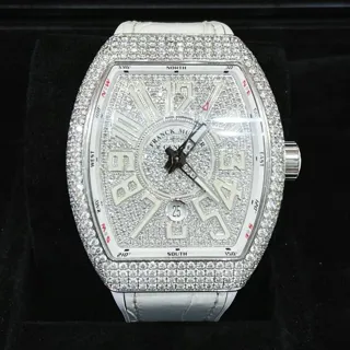 Franck Muller Vanguard V45 SCDT  ACBC 44mm Stainless steel White