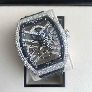 Franck Muller Vanguard V 45 S6 SQT 44mm White gold