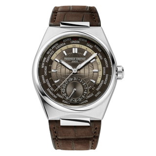 Frédérique Constant Manufacture FC-718C4NH6 41mm Stainless steel Brown