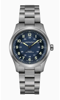 Hamilton Khaki Field H70205140 Titanium Blue